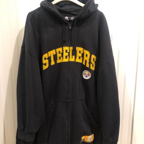 steelers zip up jacket